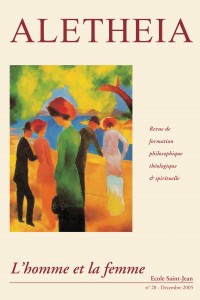 Aletheia n° 28 : L’homme et la femme